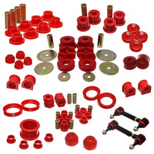 Honda CR-V Suspension Bushing Kit - Energy Suspension - Hyper-Flex System - Red - `97-`01